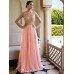 11038 PEACH NAKKASHI EUPHORIA WEDDING WEAR DRESS 